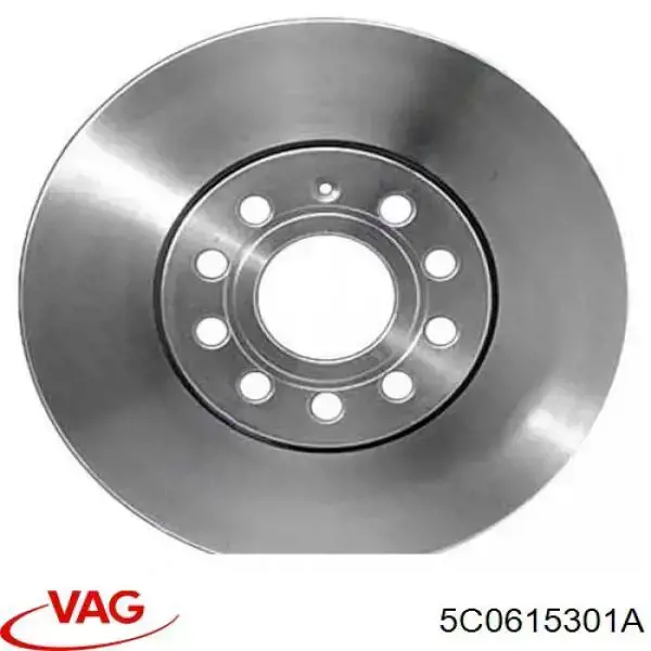 5C0615301A VAG диск гальмівний передній