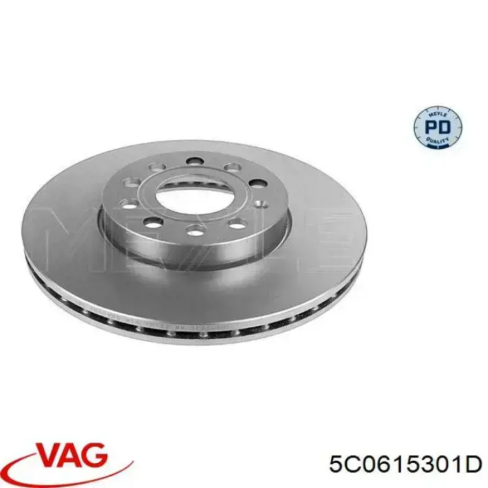 Купити 5C0615301D VAG Ремкомплект передніх гальм