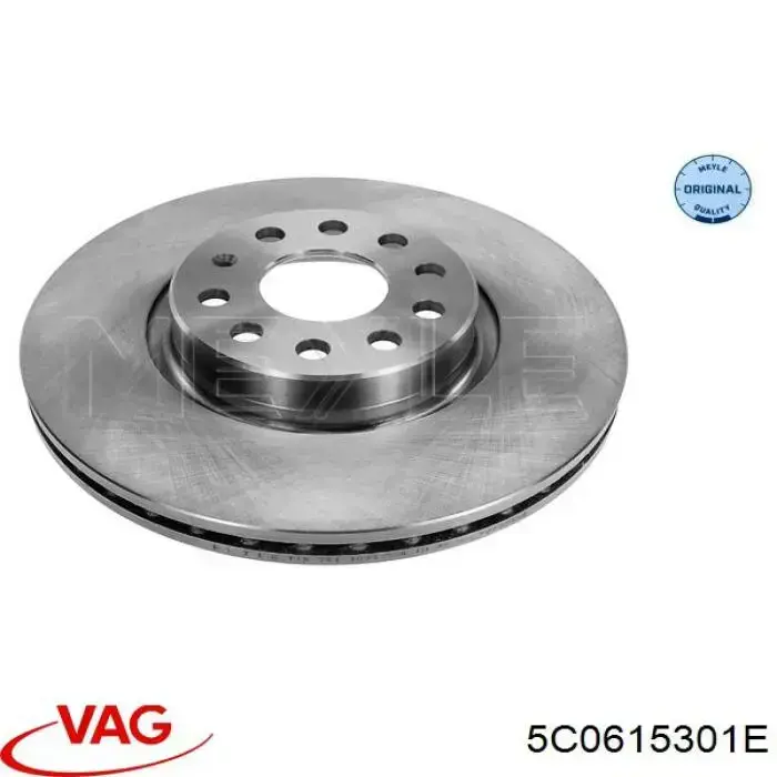 Диск переднього гальма VAG 5C0615301E ціна, від 31.67 USD