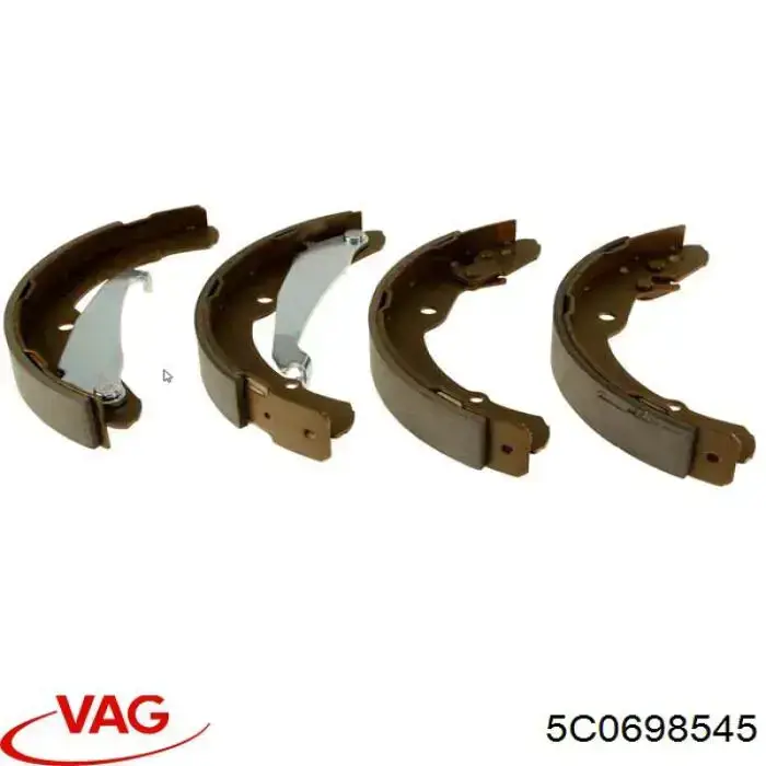 Колодки гальмові задні, барабанні VAG 5C0698545 ціна, від 25.34 USD