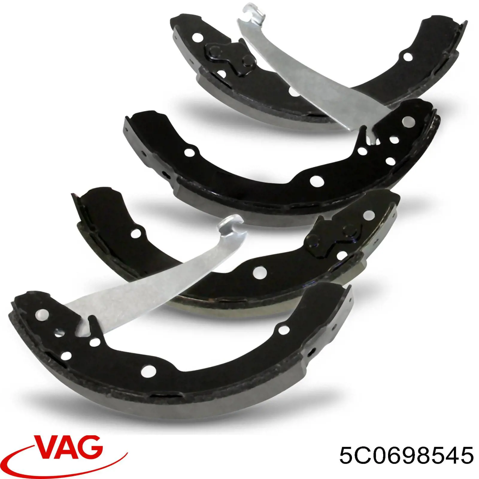 Колодки гальмові задні, барабанні 5C0698545 VAG