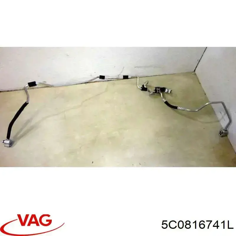 Шланг кондиціонера, від радіатора до випарника VAG 5C0816741L ціна, від 76.00 USD
