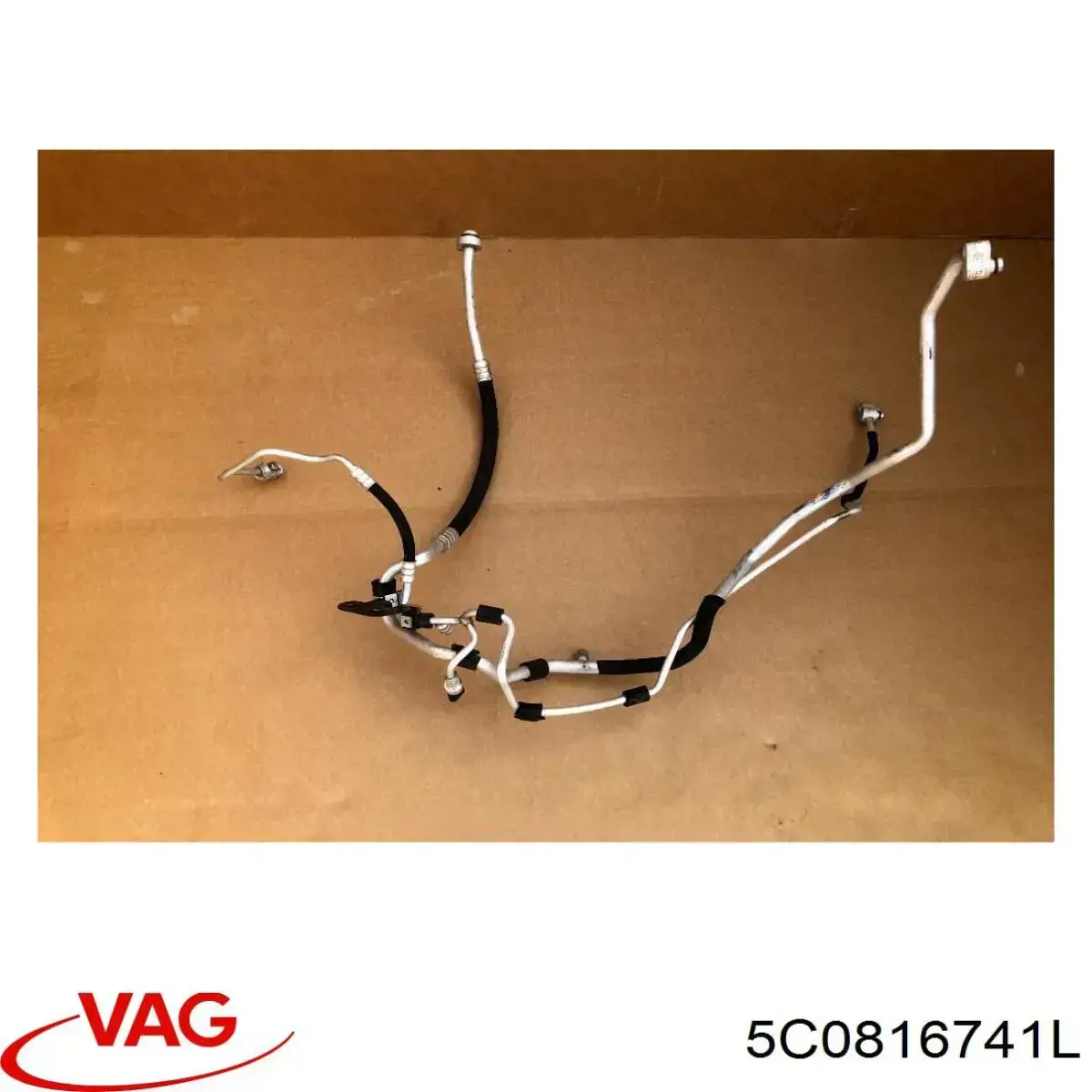 Купити 5C0816741L VAG Шланг кондиціонера, від радіатора до випарника