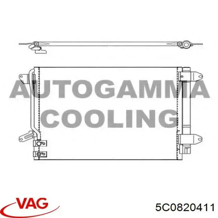 5C0820411 VAG Конденсатор