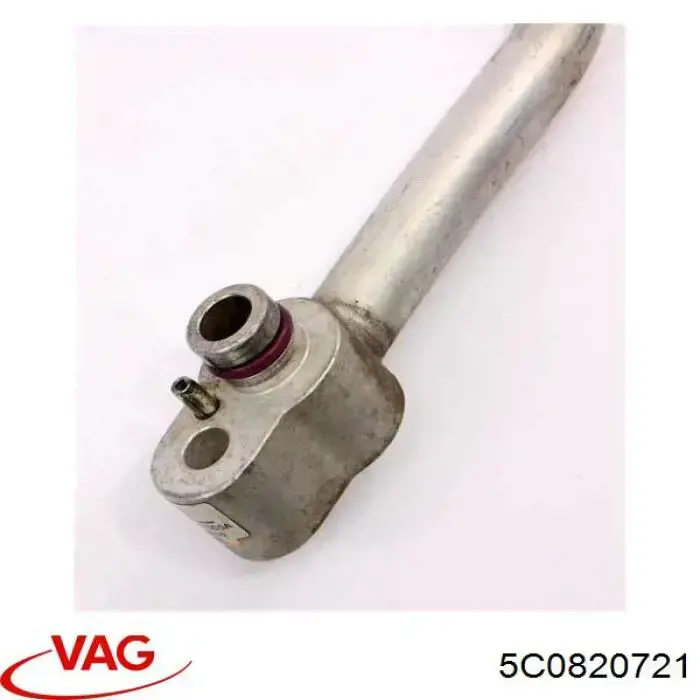 5C0820721 VAG Шланг кондиціонера, від компресора до радіатора