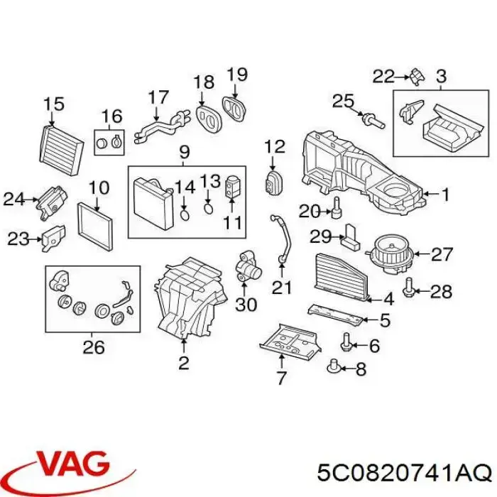 Купити 5C0820741AQ VAG 