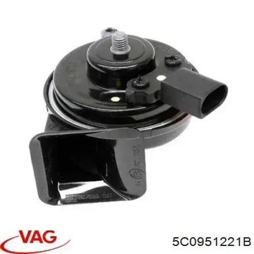 Купити 5C0951221B VAG Сигнал звукової, клаксон