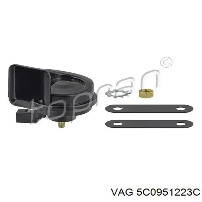 Сигнал звуковий (клаксон) 5C0951223C VAG