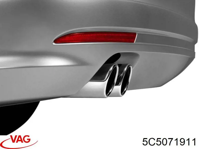 Насадка на глушник VAG 5C5071911 ціна, від 80.97 USD