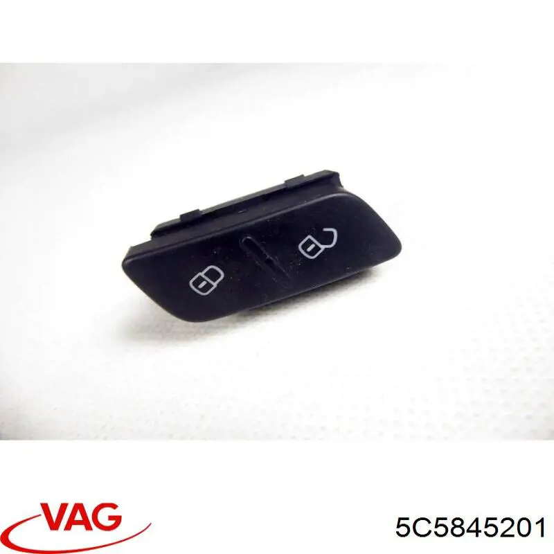 Скло передніх дверей, лівою 5C5845201 VAG