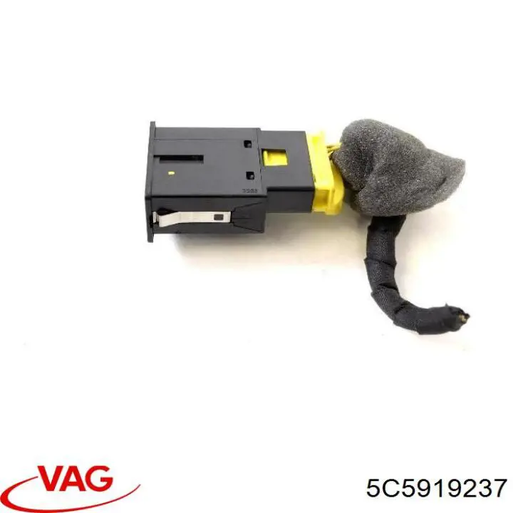 Замок відключення (деактивації) подушки безпеки пасажира VAG 5C5919237 ціна, від 8.87 USD