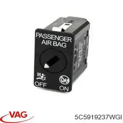 5C5919237WGI VAG Замок відключення (деактивації) подушки безпеки пасажира