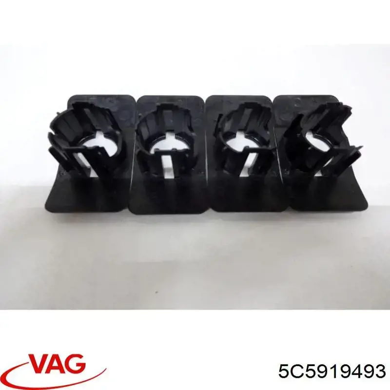 Кронштейн датчика парктроніка, передній бічний VAG 5C5919493 ціна, від 8.47 USD
