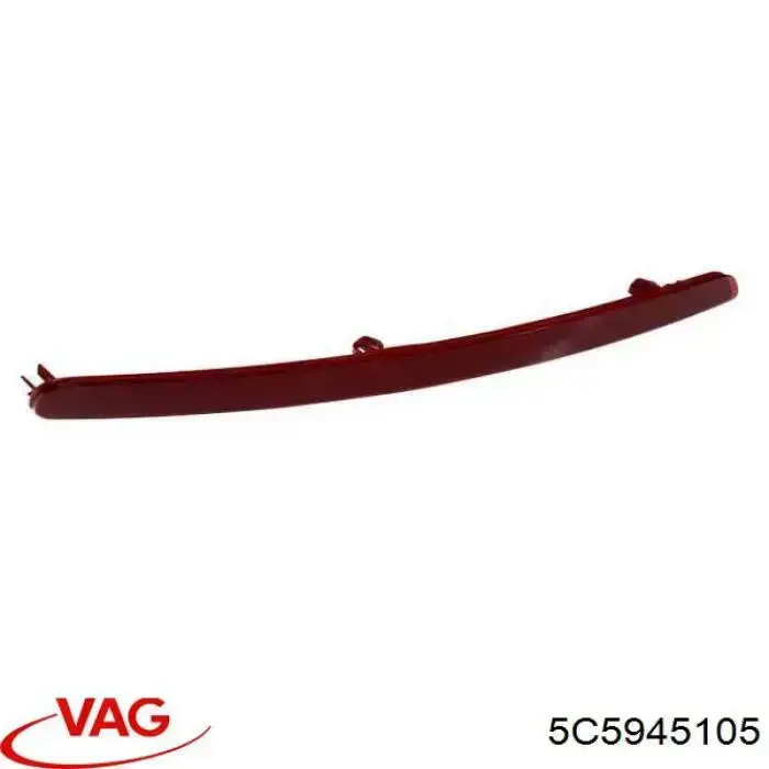 Катафот (відбивач) заднього бампера VAG 5C5945105 ціна, від 39.73 USD