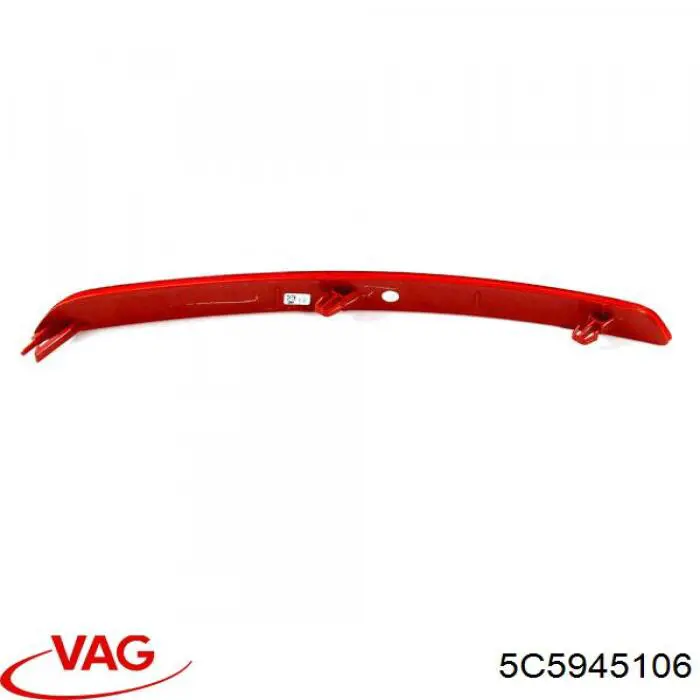 Правий відбивач бампера VAG 5C5945106 ціна, від 40.43 USD