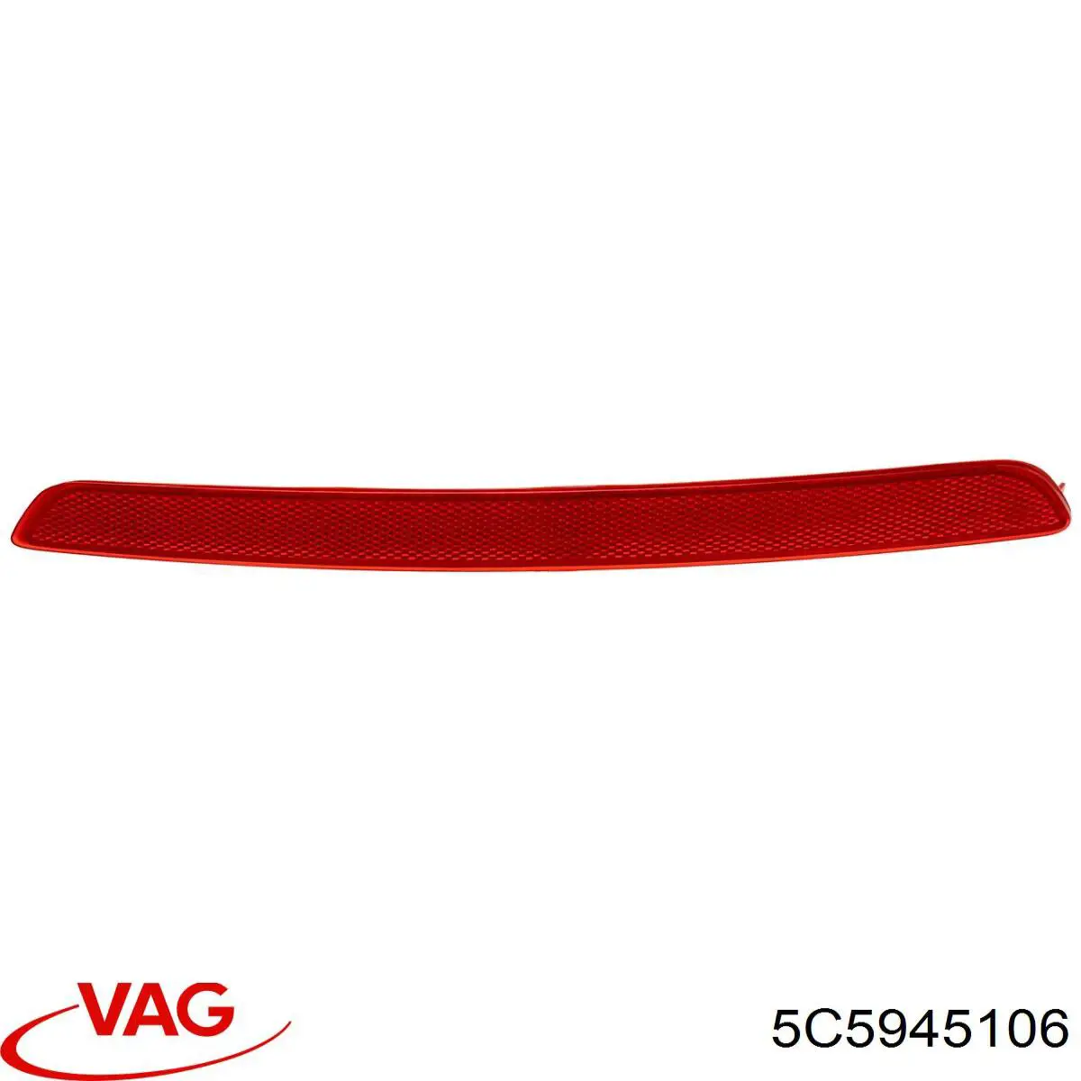 Купити 5C5945106 VAG Правий катафот бампера