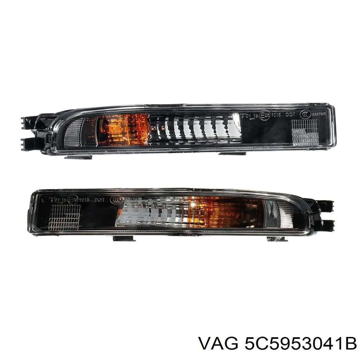 5C5953041B VAG Габарит-показник повороту в бампері, лівий