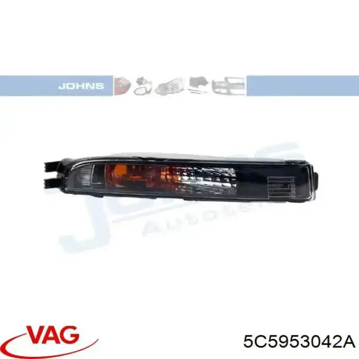 Габарит (покажчик повороту) в бампері, правий Signeda ZVG150307R ціна, від 35.19 USD