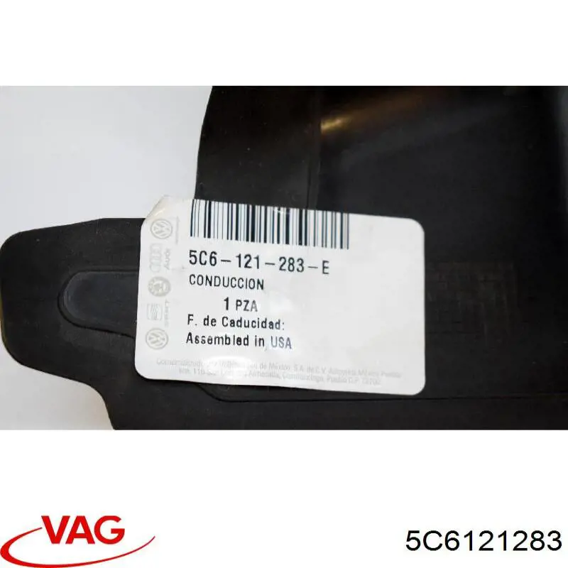 Купити 5C6121283 VAG Повітропровід (дефлектор) радіатора, лівий