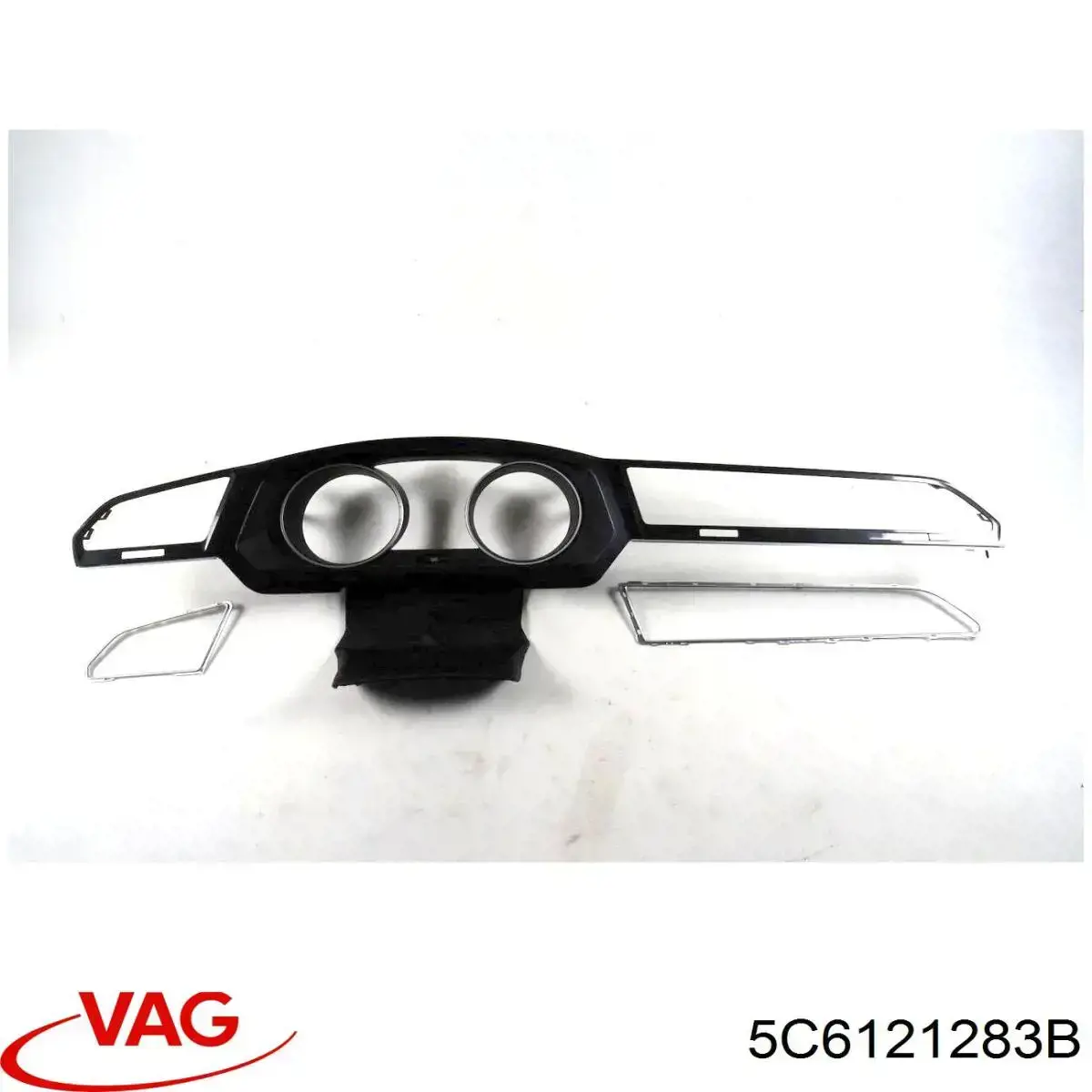 Купити 5C6121283B VAG Повітропровід (дефлектор) радіатора, лівий