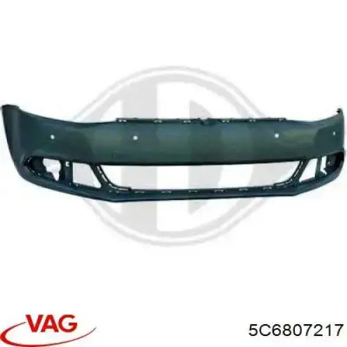 Купити 5C6807217 VAG Буфер (бампер) передній