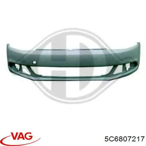 Бампер на авто VAG 5C6807217 ціна, від 49.23 USD