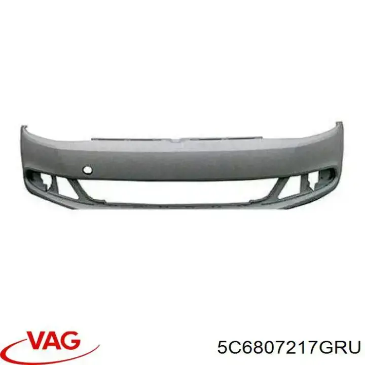 Купити 5C6807217GRU VAG Буфер (бампер) передній