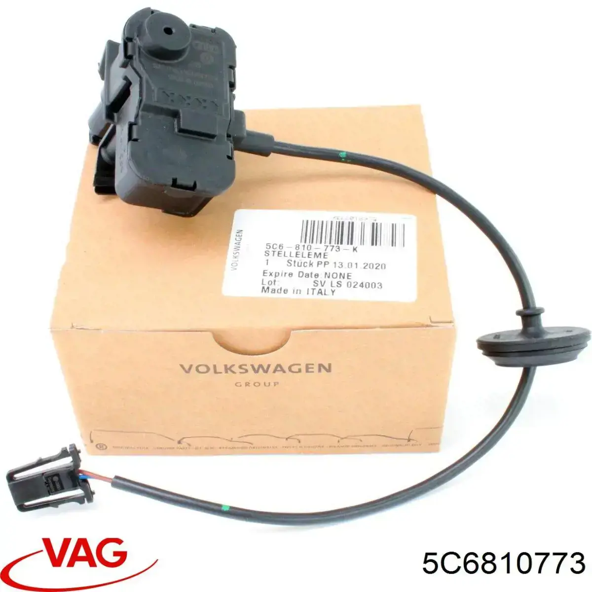 Замок відкривання лючка бензобаку VAG 5C6810773 ціна, від 20.48 USD