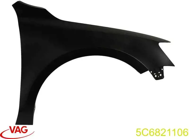 5C6821106 VAG Крило переднє праве