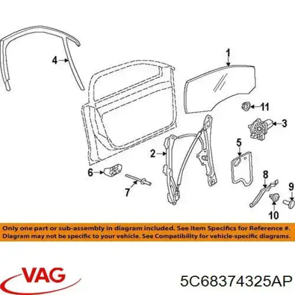  VAG 5C68374325AP ціна, від 11.71 USD