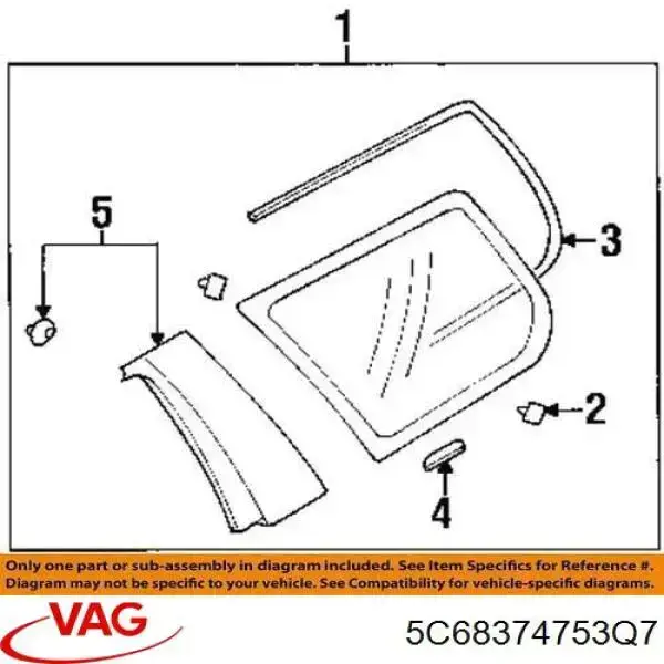 Купити 5C6837475C3Q7 VAG 