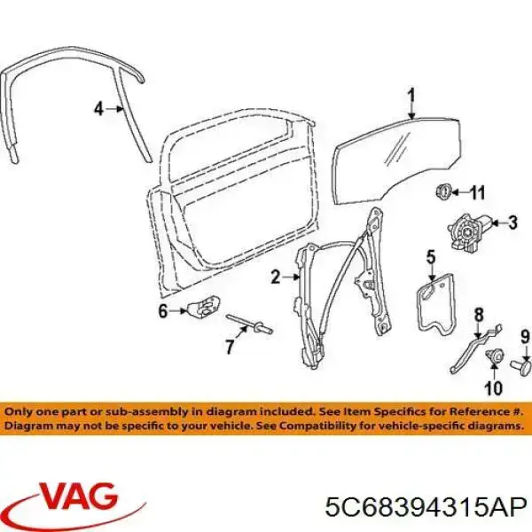5C68394315AP VAG 