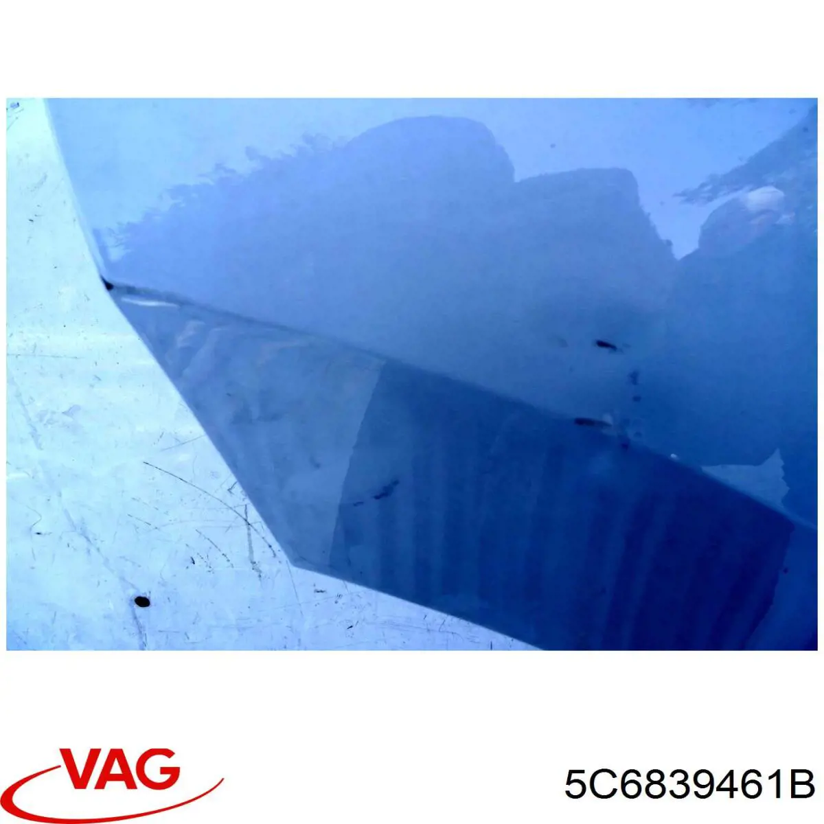 Механізм склопідіймача двері задньої, лівої 5C6839461B VAG