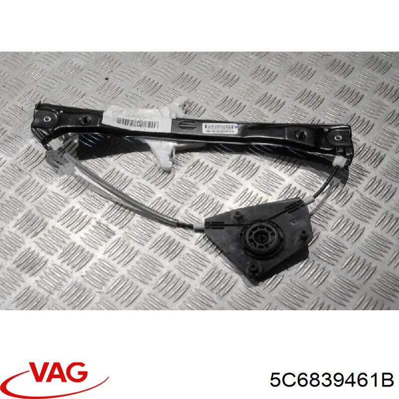 Механізм склопідйомника двері задньої, лівої VAG 5C6839461B ціна, від 18.20 USD