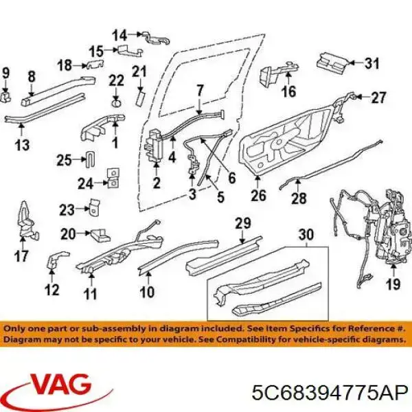Купити 5C6839477A5AP VAG 