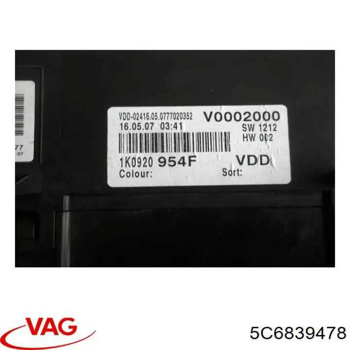  VAG 5C6839478