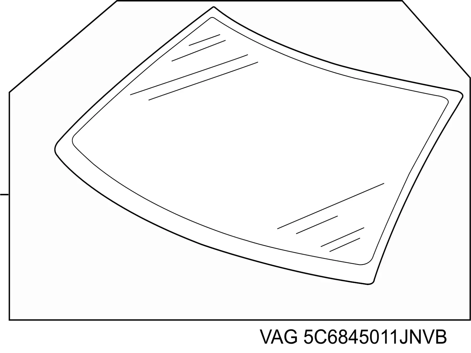 Скло лобове Glasstech 8612AGSGYVZ6Z