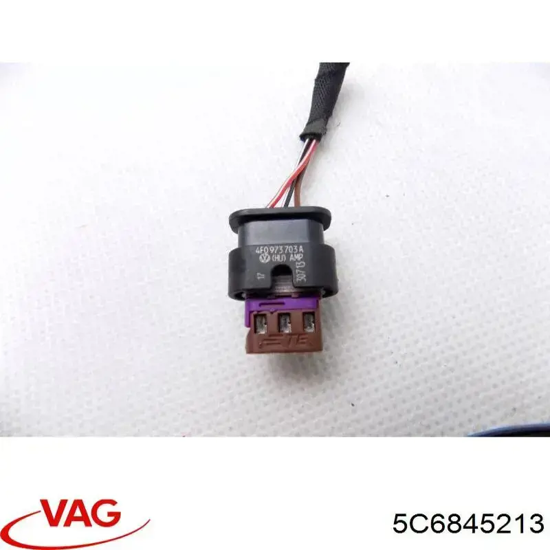Купити 5C6845213 VAG Скло-кватирка двері, задньої, лівої