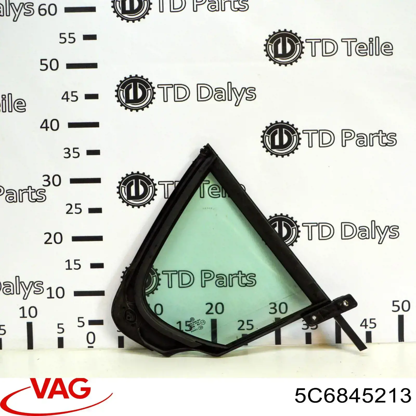 Купити 5C6845213 VAG Скло-кватирка двері, задньої, лівої