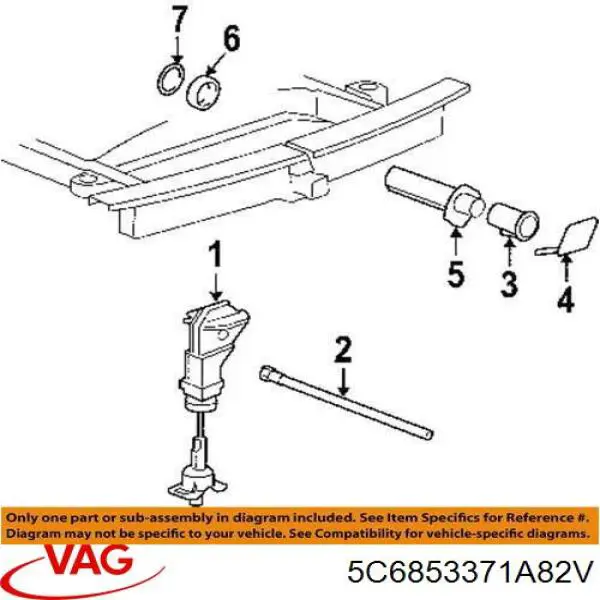  VAG 5C6853371A82V ціна, від 12.18 USD
