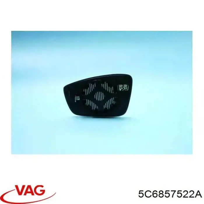 Скло дзеркала заднього виду, правого VAG 5C6857522A ціна, від 28.33 USD
