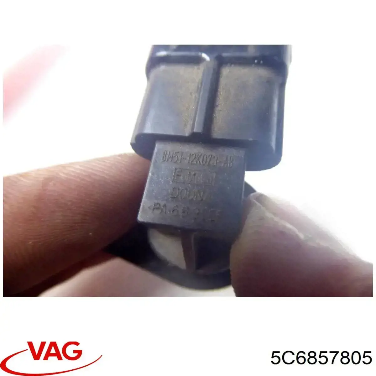 Пасок безпеки задній лівий 5C6857805 VAG