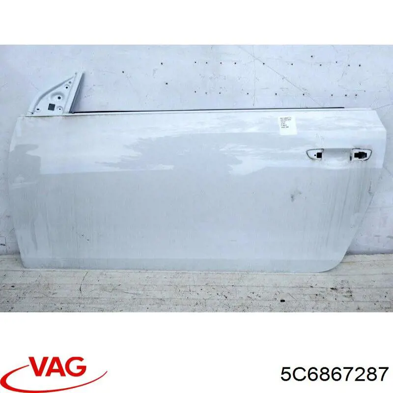 5C6867287 VAG Обшивка стійки кузова внутрішня, задня ліва