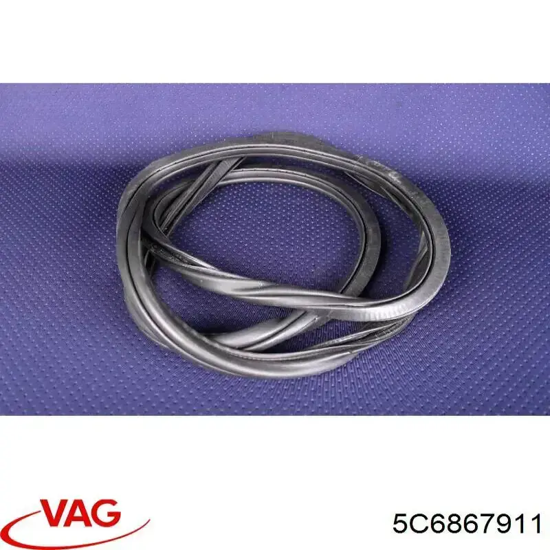 Купити 5C6867911 VAG Ущільнювач двері передньої лівої (на двері)