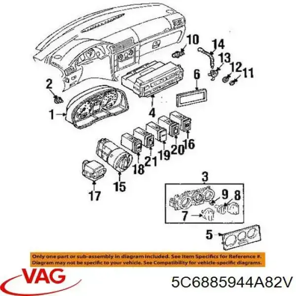  VAG 5C6885944A82V