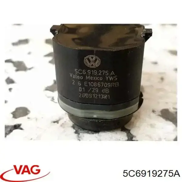 Датчик сигналізації парковки (парктронік), передній / задній, бічний VAG 5C6919275A ціна, від 16.51 USD