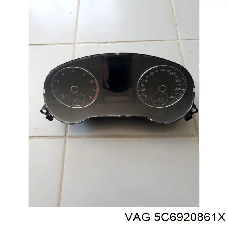 5C6920861 VAG Щиток приладів додатковий