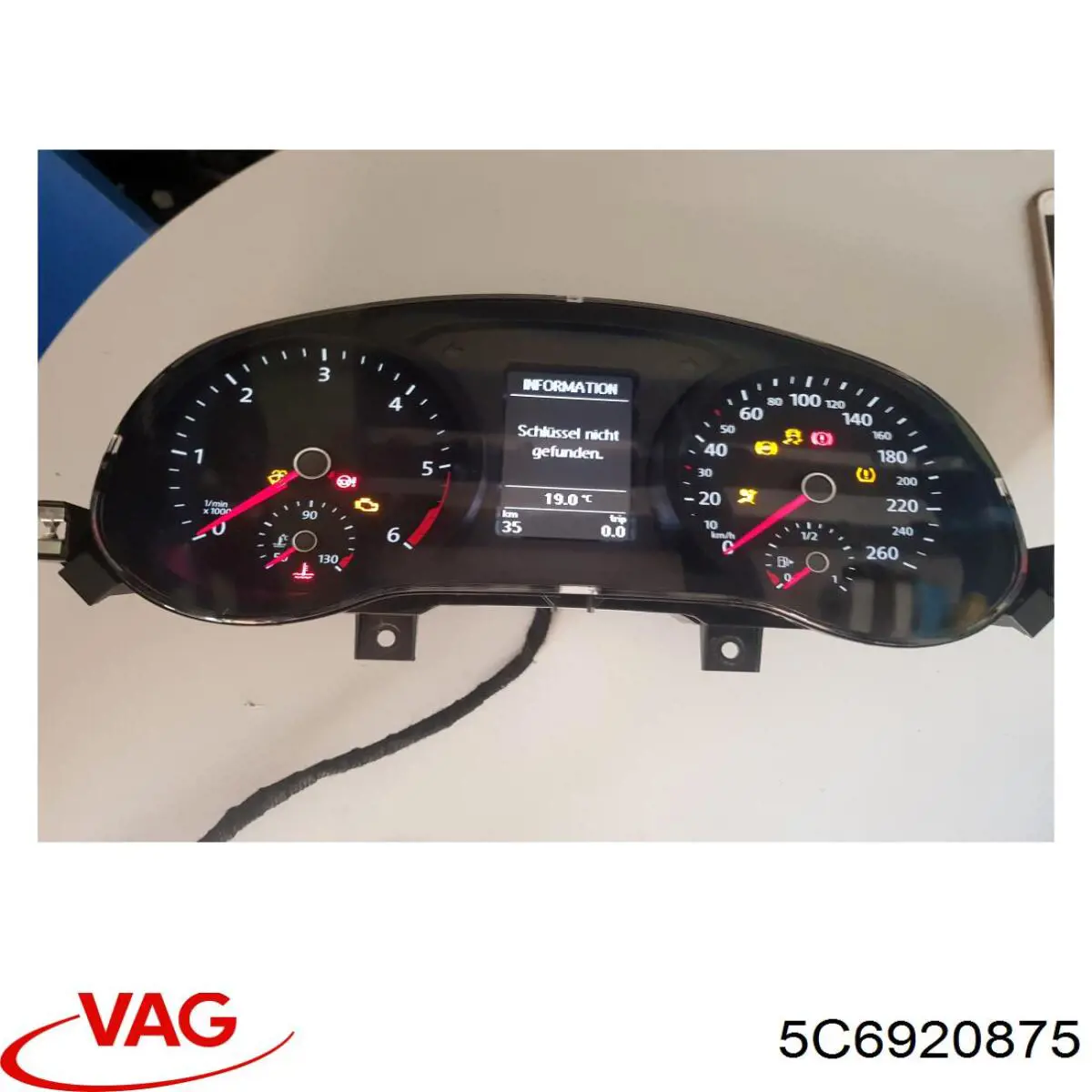 Приладова дошка-щиток приладів 5C6920875 VAG
