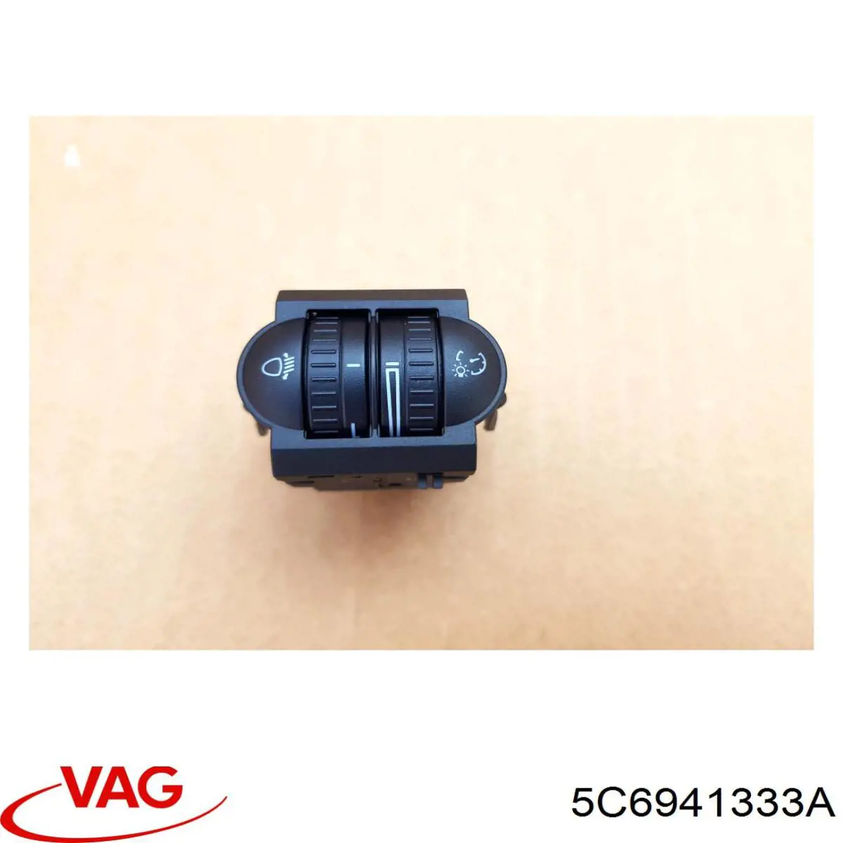 Купити 5C6941333A VAG Кнопка коректора фар