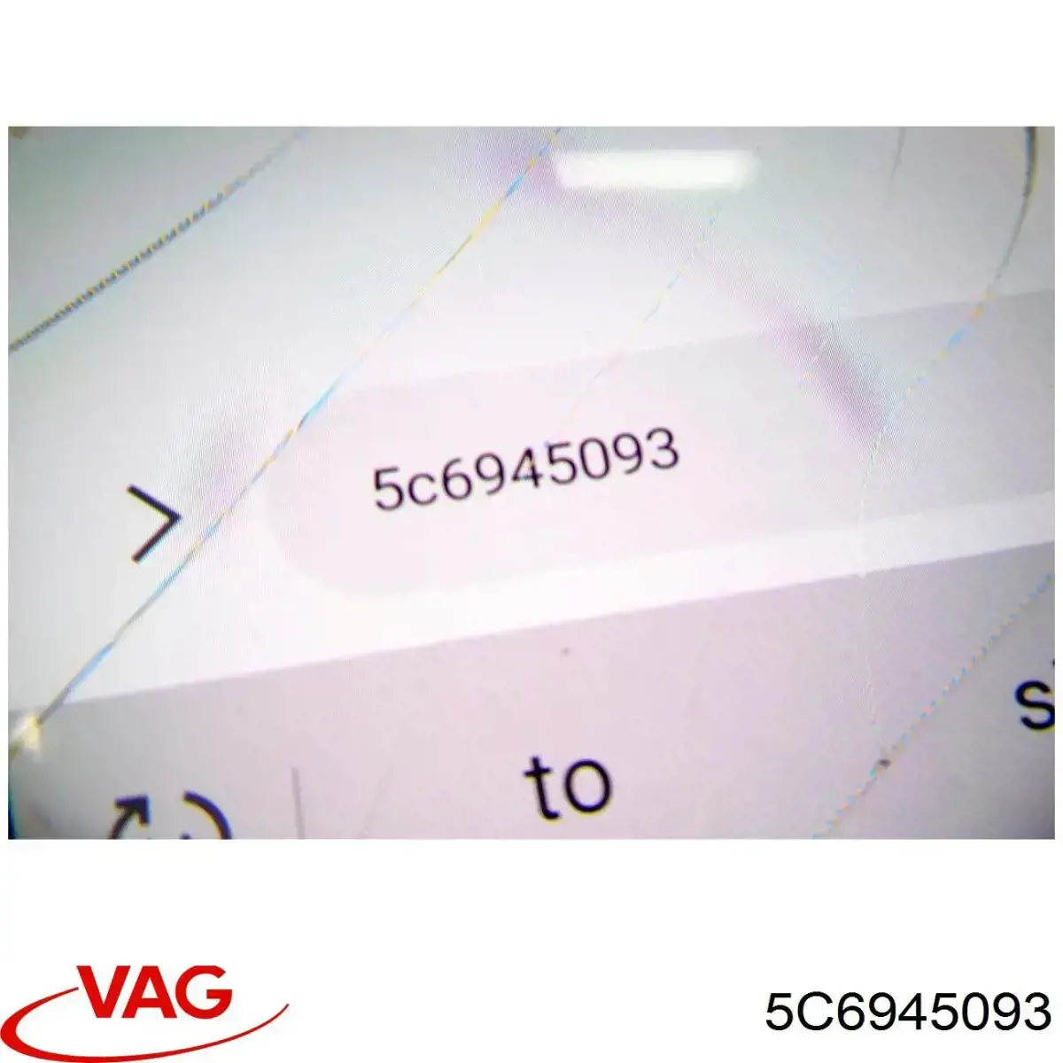 Купити 5C6945093 VAG Ліхтар задній лівий, внутрішній